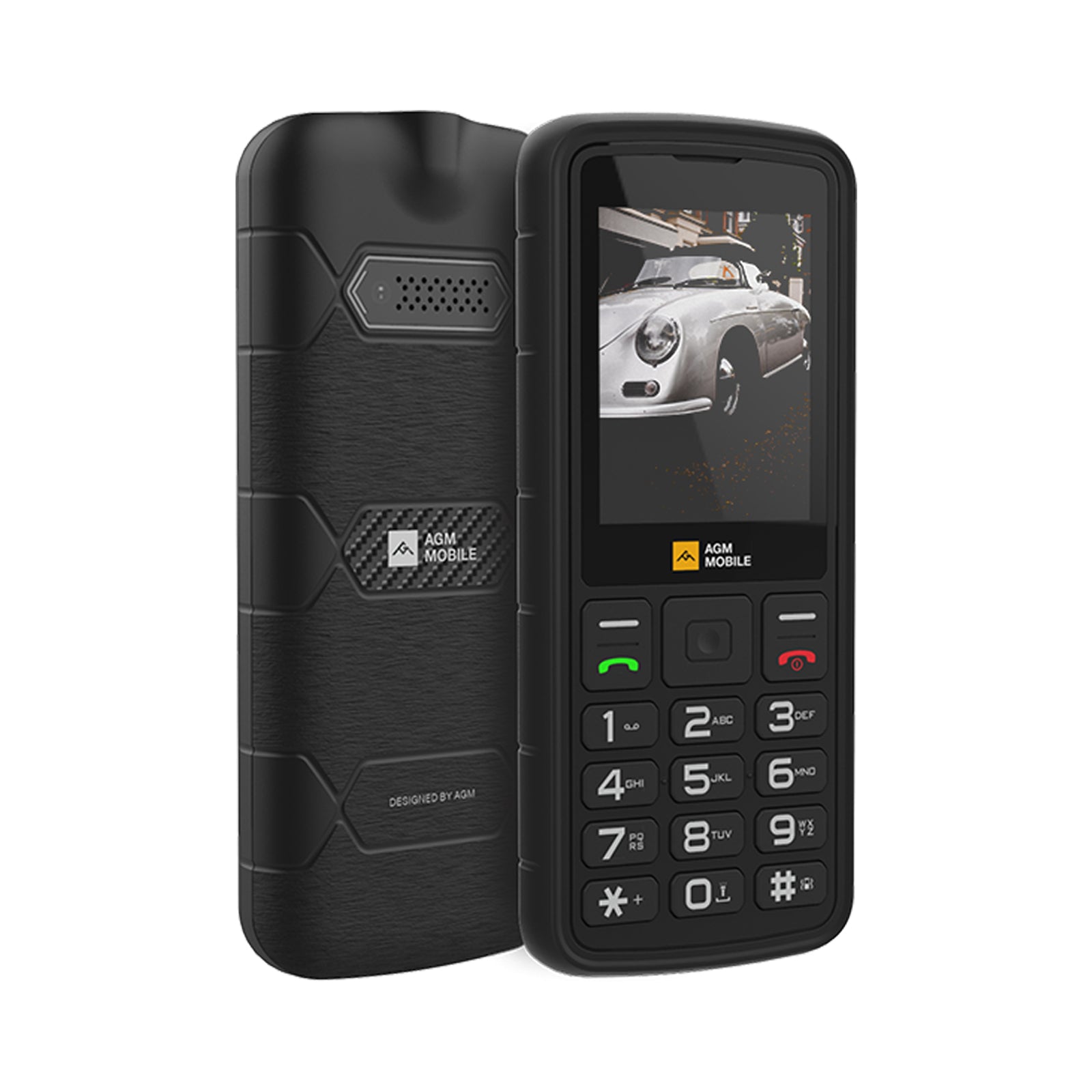 AGM M9 | Robust | 4G | Ergonomisch | Benutzerfreundlich | Schnellwahl | Dual SIM