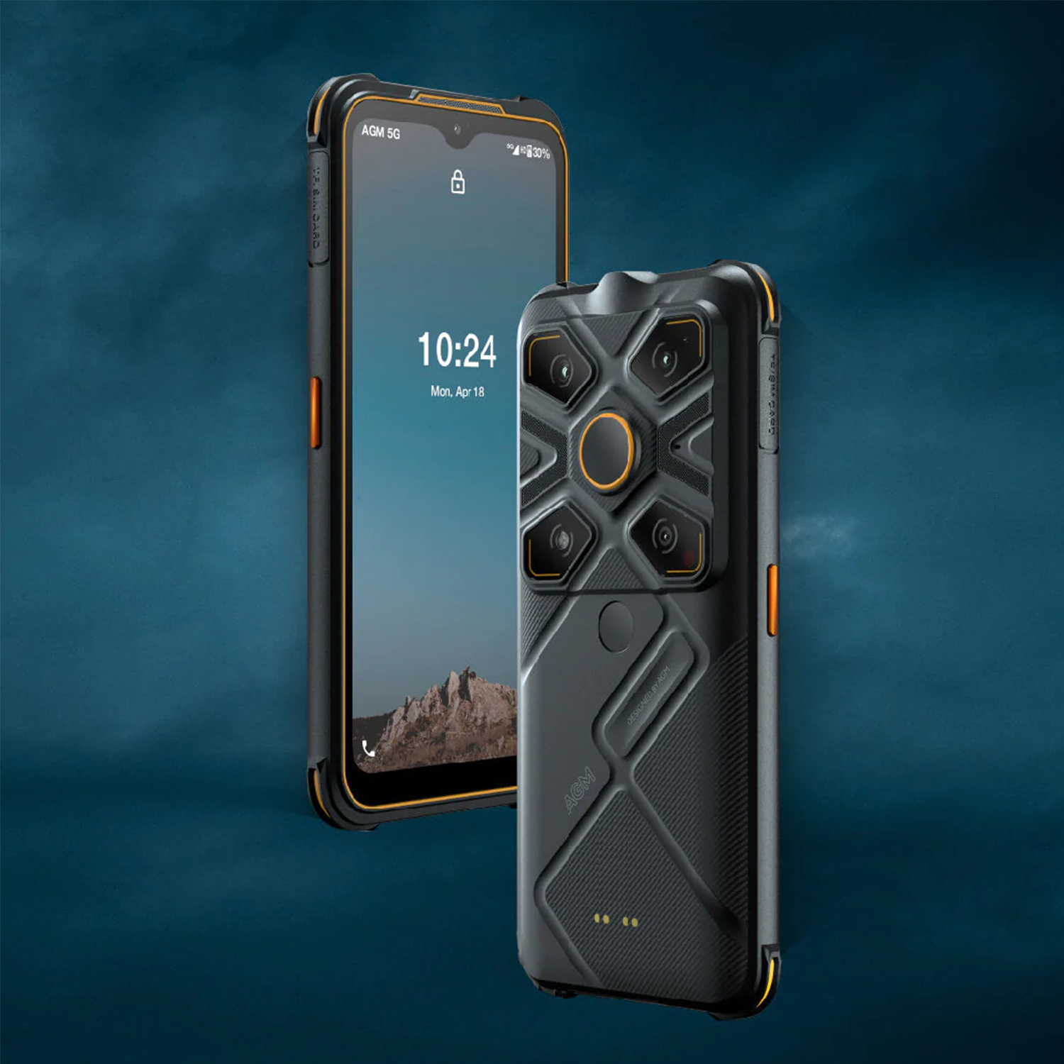 AGM Glory G1S Outdoor Handy 5G, Wärmebildkamera 256 x 192 IR-Auflösung 25Hz, Snapdragon 480 8GB/128GB 20MP Nachtsichtkamera 6.53" FHD+ 5500mAh