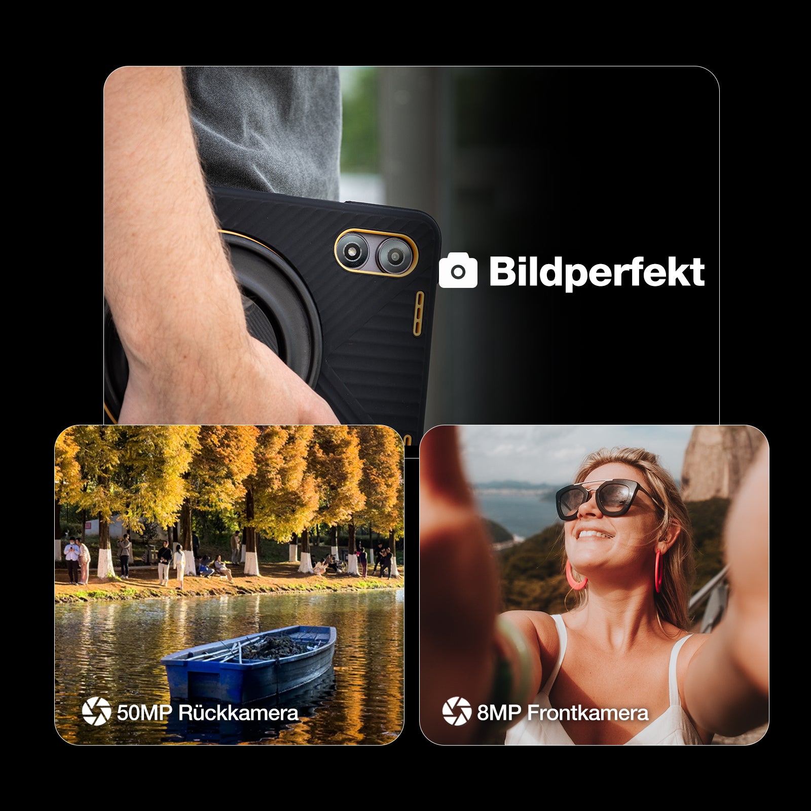 AGM PAD P2 Active | 4G LTE | Robust | Abnehmbare Hülle | Widevine L1 | Helio G99 | Android 14