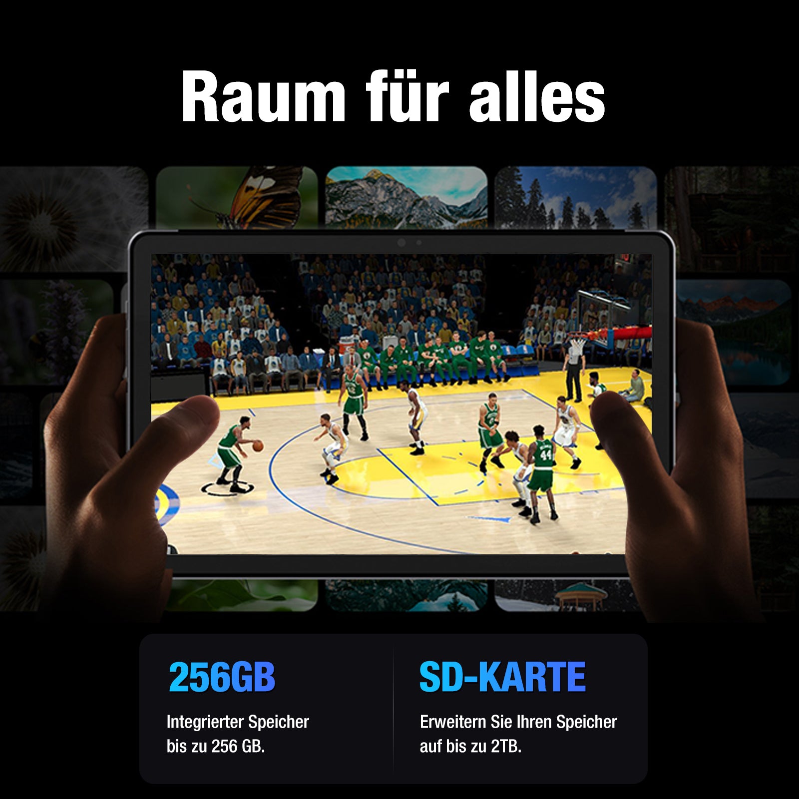 AGM PAD P1 | 4G LTE Robustes Tablet | Leistungsstarker Chipsatz | Wasserdicht | Leichtgewicht | Großer Bildschirm 1200*2000 FHD | Großer Akku | Android 13