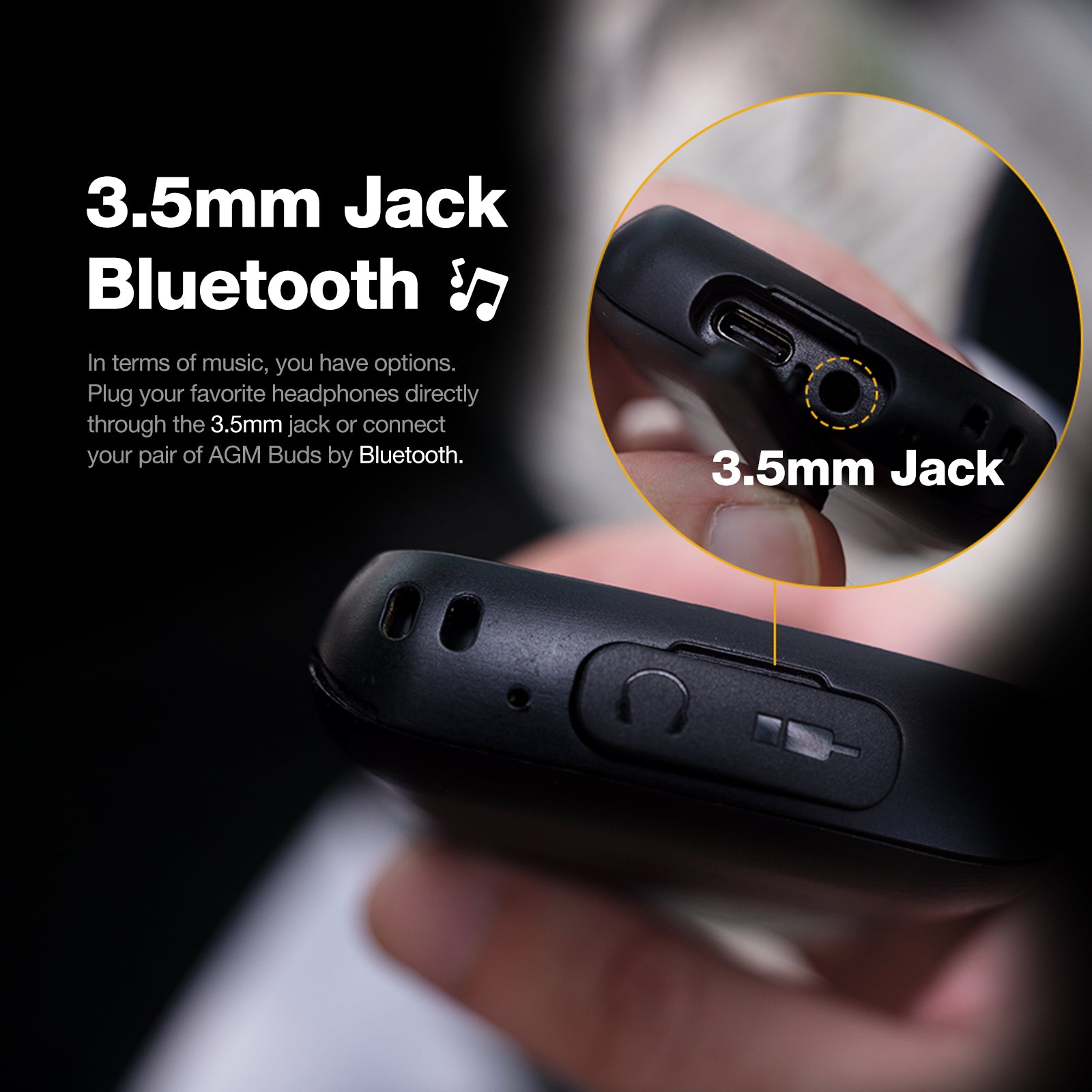 AGM M9 | Robust | 2G | Ergonomisch | Benutzerfreundlich | Schnellwahl | Dual SIM