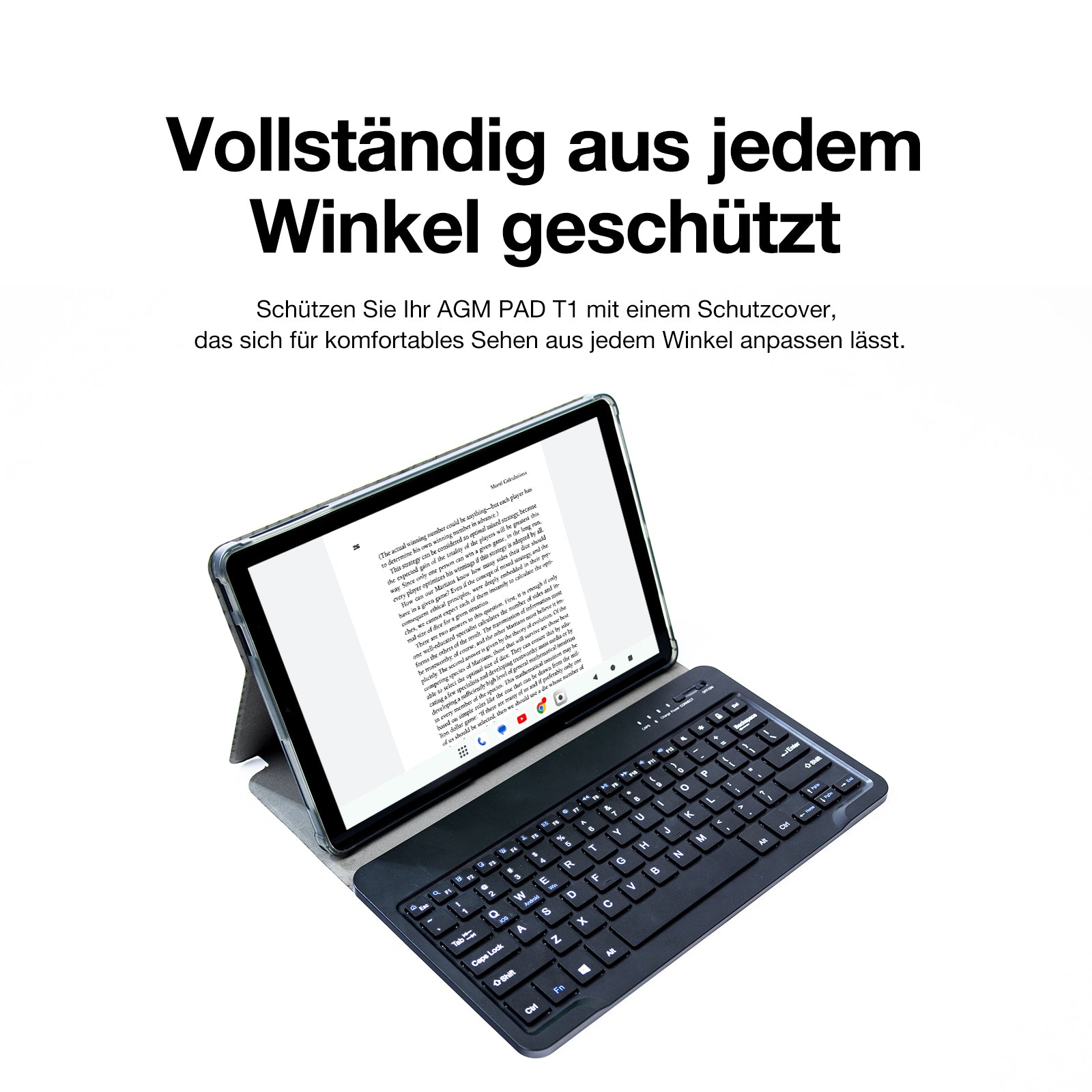 AGM PAD T1|Federleicht|11" FHD+|T606 Octa-Core-Prozessor|4G Dual SIM|Android 14|7000 mAh Akku