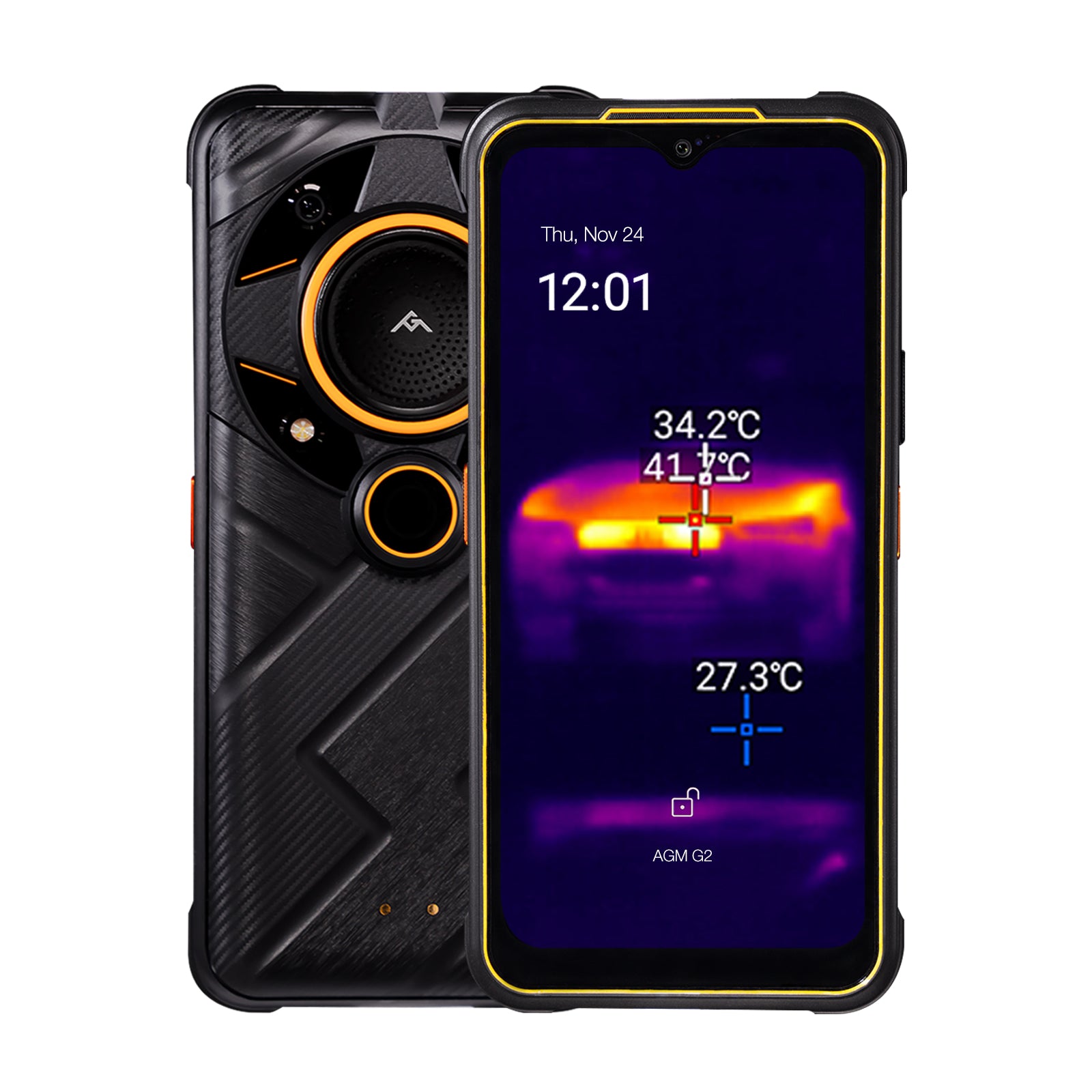 AGM G2 Pro | 5G Outdoor Smartphone ohne Vertrag | Top-Wärmebildkamera | Leistungsstarker Chipsatz | 108MP Hauptkamera | Android 12