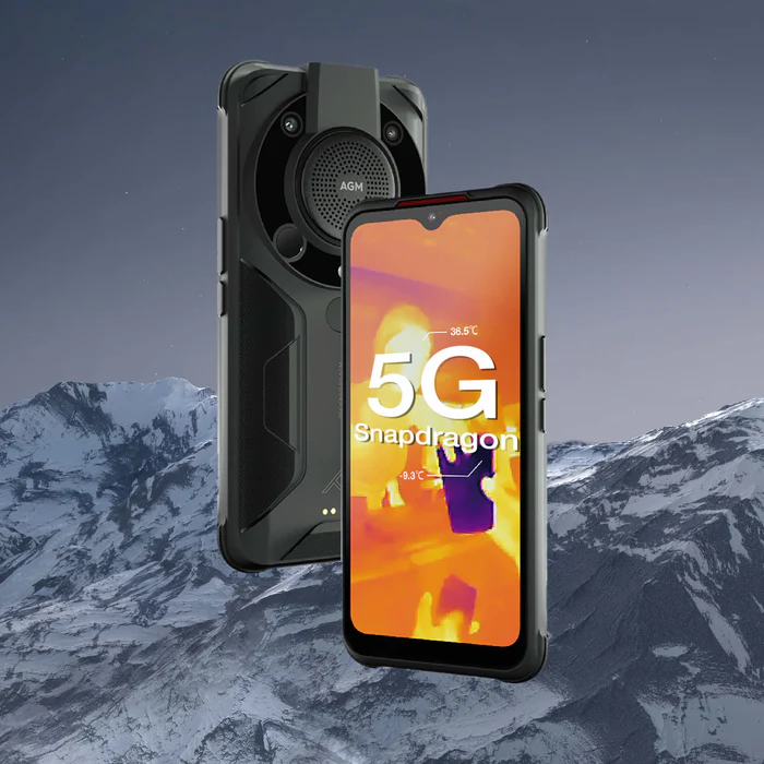AGM Glory Pro Outdoor Handy 5G mit 256x192 Wärmebildkamera, 8GB+256GB Outdoor Smartphone ohne vertrag Qualcomm Snapdragon 480