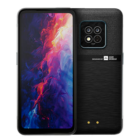 AGM X6 Phantom | Transparentes Aussehen | Stilvoll | Octa-Core 5G Robustes Smartphone | Mehrszenen-Temperaturerkennung | Anpassbare Seitentaste | 50MP Hauptkamera | Android 14