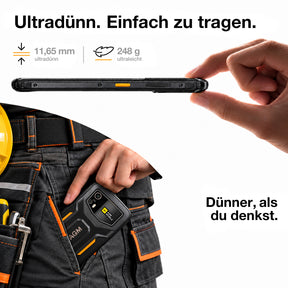 Vorbestellung | AGM H6 Pro | Schlankes Outdoor-Smartphone | 6,56-Zoll-HD+-Display | 50-MP-Kamera | 5.000-mAh-Akku | IP68/IP69K | Android 16 | NFC