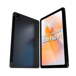 AGM PAD P1 | 4G LTE Robustes Tablet | Leistungsstarker Chipsatz | Wasserdicht | Leichtgewicht | Großer Bildschirm 1200*2000 FHD | Großer Akku | Android 13