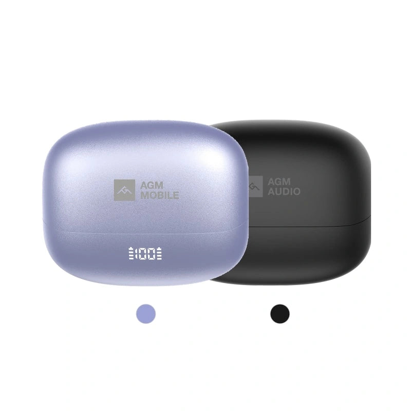 AGM Open Buds 1 | Offenes Ohr-Design | 25+3 dB ANC | 6 Stunden Spielzeit | IPX4 Spritzwasserschutz