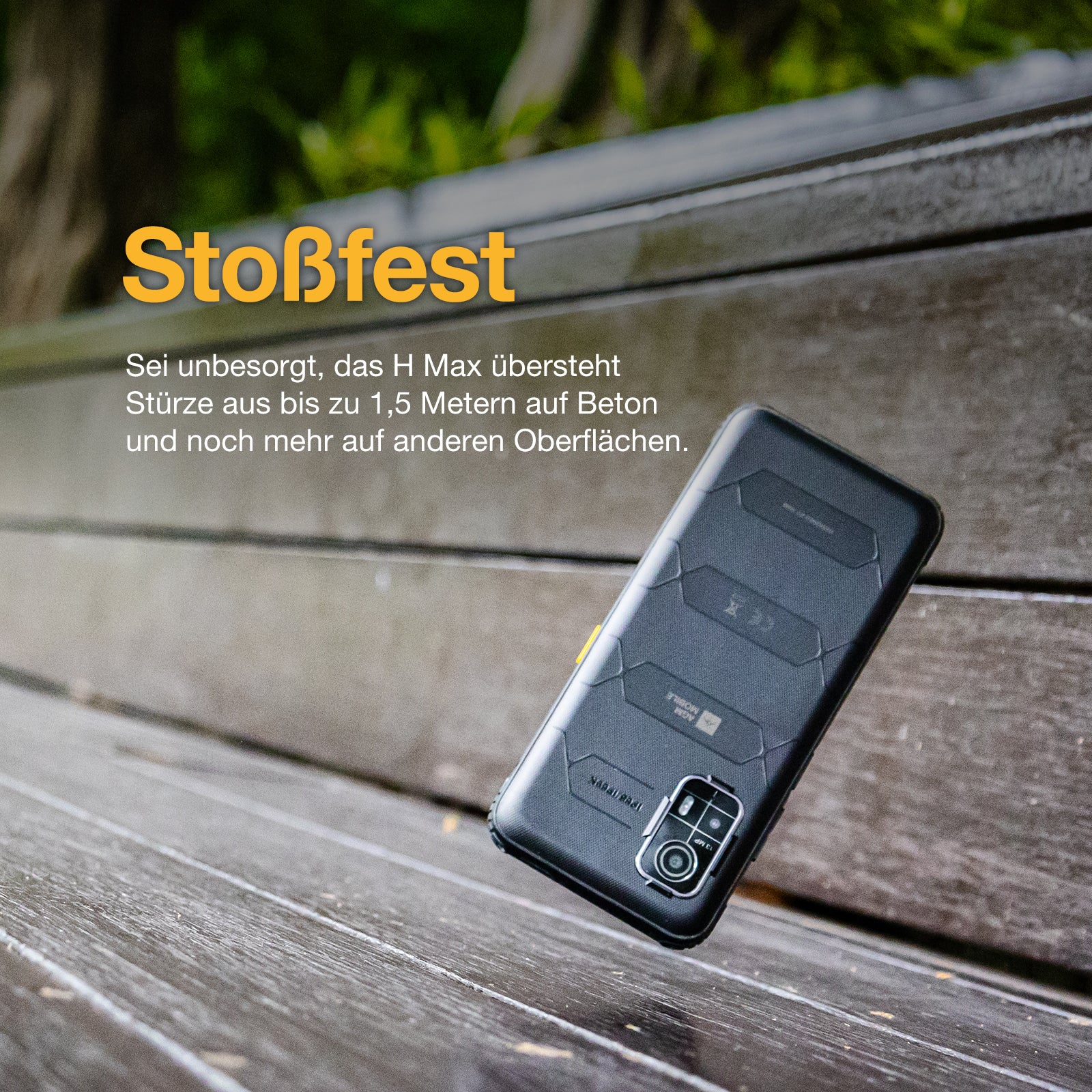 AGM H Max | Robustes Design | 10000 mAh Batterie | Leicht und Dünn | 90Hz Display | 4G Dual-SIM | Android 14