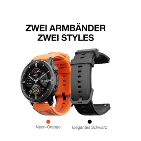 AGM Legion Pro | GPS | Offline-Karten | 5ATM | IP68 wasserdicht | 100+ Sportmodi | Smartwatch