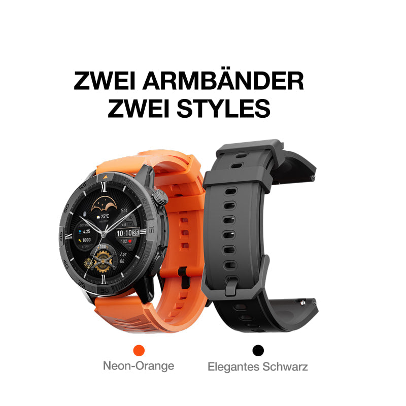 AGM Legion Pro | GPS | Offline-Karten | 5ATM | IP68 wasserdicht | 100+ Sportmodi | Smartwatch