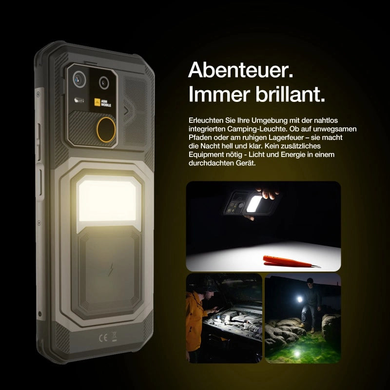 Vorbestellung | AGM G3 | Robustes Smartphone | 12GB+512GB | 10000 mAh Akku | 50MP Frontkamera | 120Hz Display | IP68 IP69K | Drahtloses Laden
