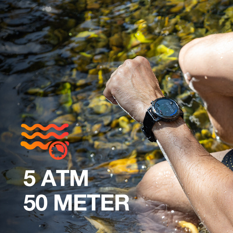 AGM Legion Pro | GPS | Offline-Karten | 5ATM | IP68 wasserdicht | 100+ Sportmodi | Smartwatch
