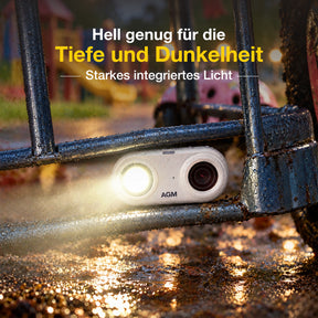 Vorbestellung | AGM CAM1 | 2K Mini-Actioncam | Nur 39 g | Integriertes LED-Licht | Magnetische Befestigung | Wasserdicht bis 2 m