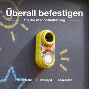 Vorbestellung | AGM CAM1 | 2K Mini-Actioncam | Nur 39 g | Integriertes LED-Licht | Magnetische Befestigung | Wasserdicht bis 2 m