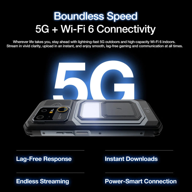 Vorbestellung | AGM G3 | Robustes Smartphone | 12GB+512GB | 10000 mAh Akku | 50MP Frontkamera | 120Hz Display | IP68 IP69K | Drahtloses Laden