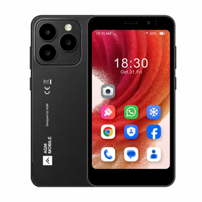 AGM Note N2 | Kompaktes Android-Smartphone | 4,96" Smartphone im Taschenformat | Wechselbarer Akku | Android 16 Go